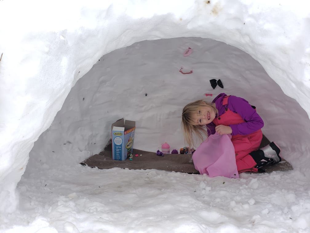 Snow fort!